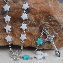 Plastic beads rosary